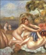 Pierre-Auguste Renoir Three Bathers, oil painting